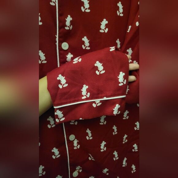 Men's Disney Mickey Mouse Red Pajama Top only, Size 2XL - Picture 3 of 15